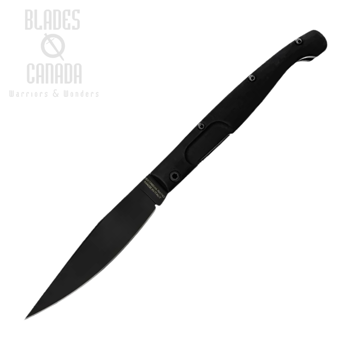 Extrema Ratio RESOLZA 10 Folding Knife, N690 Black, Aluminum Black